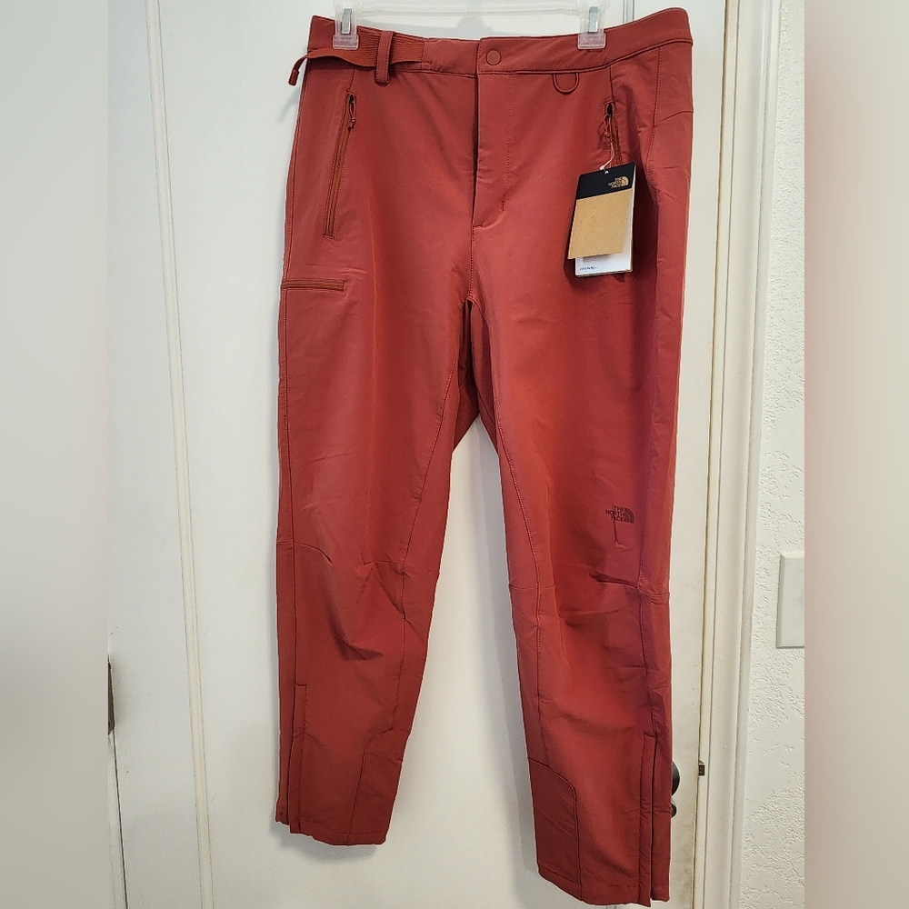 NWT The North Face Bridgeway Pro Pants, Size 10, Tandori Spice Red